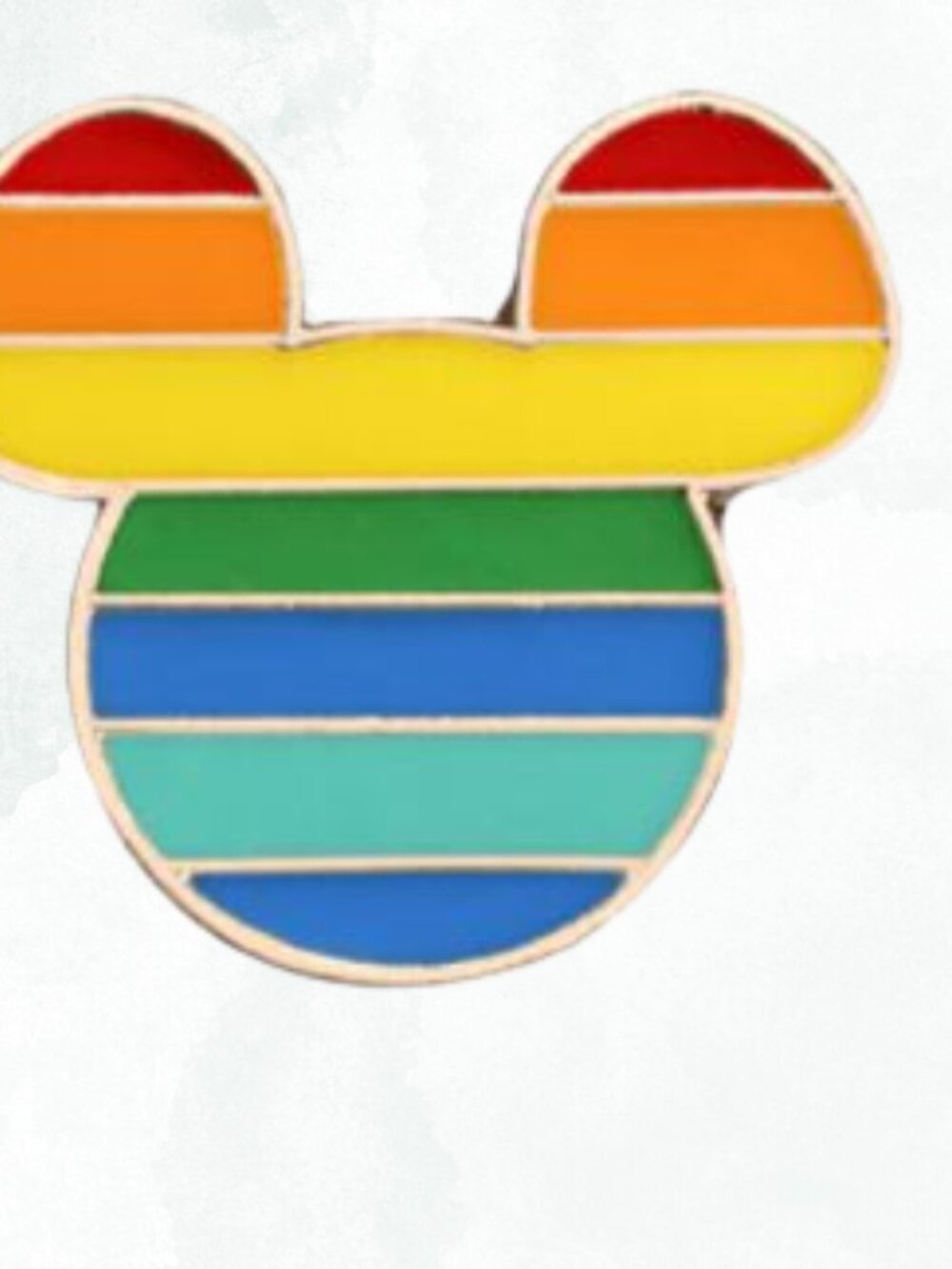 Rainbow Mickey Pride LGBT Pin #MickeyMouse #LGBT #Pride